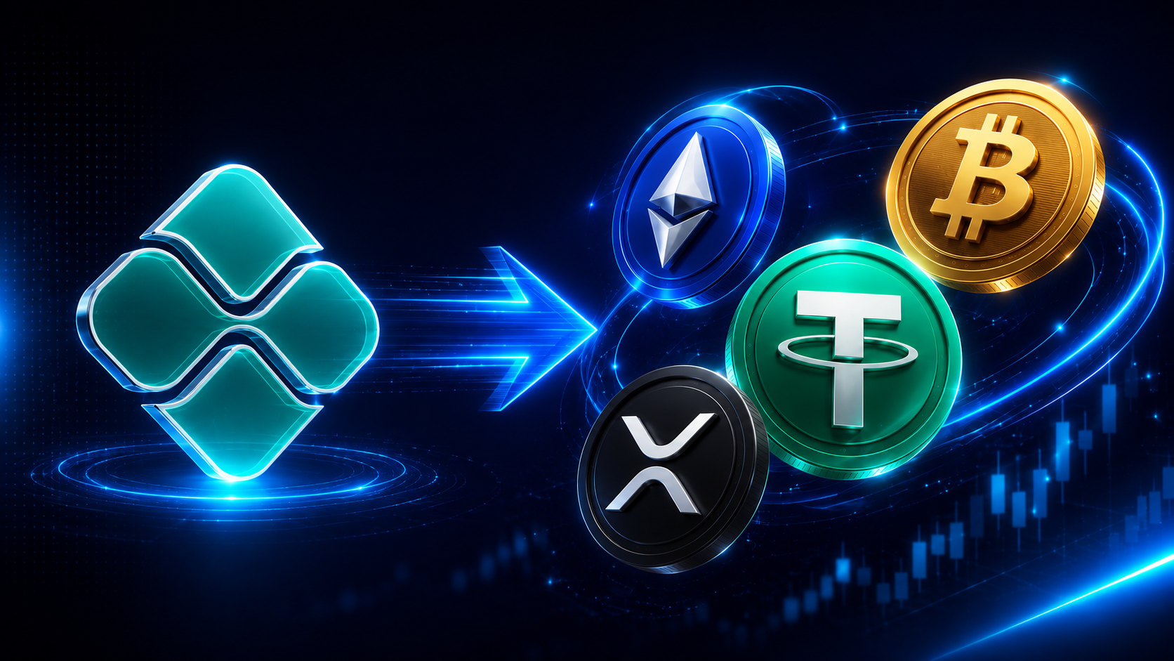 Faça PIX e receba CRIPTO em segundos